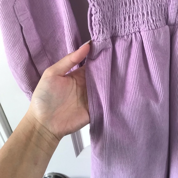 Lucy & Yak Eddie Jumpsuit Organic Cotton Corduroy Lavender Purple Size Small - Picture 10 of 16